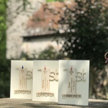 Personalised First Holy Communion Card, 9 of 9