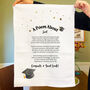 Personalised Poem Tea Towel Graduation Gift, thumbnail 1 of 10