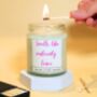 Smells Like Maternity Candle For Colleague Pregnancy Gifts, thumbnail 3 of 4