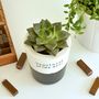 'Happiness Grows Here' Handmade Planter, thumbnail 3 of 3