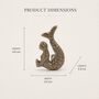 Ocean Muse Mermaid Cabinet Knob, thumbnail 6 of 8