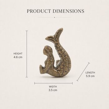 Ocean Muse Mermaid Cabinet Knob, 6 of 8