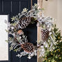 Winter Snowdrifts Extra Large Christmas Wreath, thumbnail 1 of 7