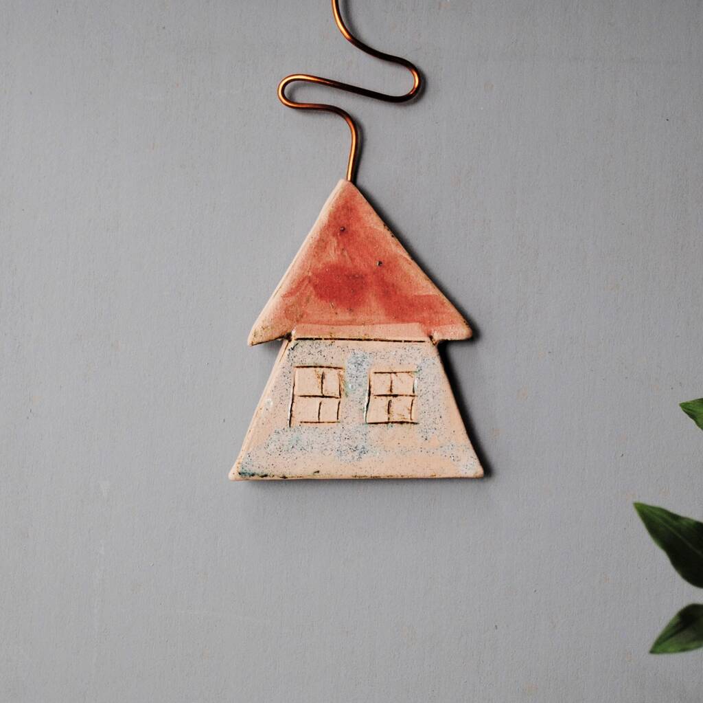 Pendulum Wall Clock House Design By IGstudio Ceramics