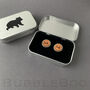 Personalised Initials And Date Wedding Cufflinks, thumbnail 7 of 8