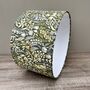 Kelmscott Moss Green Floral Drum Lampshade, thumbnail 2 of 8