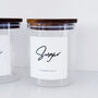 Set Of Tea, Coffee And Sugar Jars With Acacia Lids, thumbnail 4 of 11