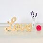Wooden Love Sign, thumbnail 6 of 6