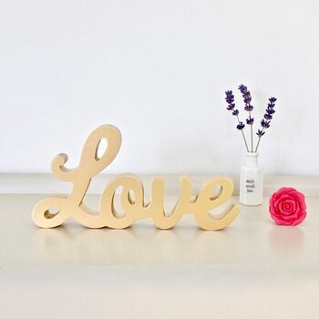 Wooden Love Sign, 6 of 6