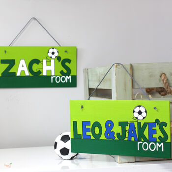 Personalised Football Team Canvas Sign, 2 of 11