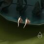 Sterling Silver Tiny Chili Pepper Stud Earrings, thumbnail 4 of 12