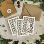 Folk Florals Will You Be My Bridesmaid Card, thumbnail 3 of 4