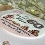 60th Any Age Birthday Keepsake Card Mum, Nanny, Auntie, Sister, thumbnail 2 of 3