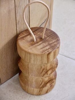 Personalised Handmade Wooden Door Stop, 9 of 12