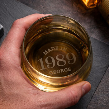 Personalised Base Engraved 'Made In' Tumbler, 3 of 10