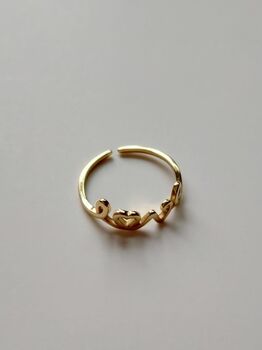 14 K Gold Promise Love Ring Set, 9 of 12
