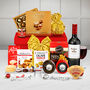 Connoisseur's Christmas Food Gift Box With Red Wine, thumbnail 1 of 4