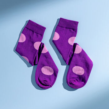 Colourful Polka Dot Sock Gift Set For Men, 9 of 9