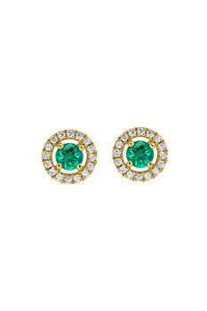 Orla Lab Grown Diamond/Created Gemstone Earrings, 8 of 12
