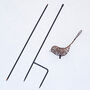 Recycled Metal Bird Garden Stake Decoration, thumbnail 8 of 9