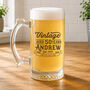 Personalised 50th Birthday Gift Beer Glass, thumbnail 1 of 2