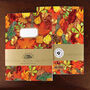 Autumna Fallen Leaf Print Notebook, thumbnail 4 of 8