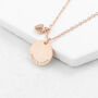 Personalised Heart And Disc Family Necklace, thumbnail 5 of 8