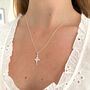 Sterling Silver Ballerina Pendant Necklace, thumbnail 1 of 6