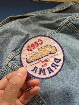 Good Karma And No Drama Woven Patch, 12 of 12
