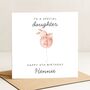 Personalised Daughter 4th Birthday Card, thumbnail 2 of 7