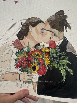 A4 Family Bespoke Illustration Up To 12 People, 12 of 12