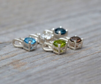 Topaz Necklace In Sterling Silver, November Birthstone Necklace, 7 of 8