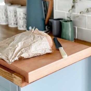 Solid Beech Chopping Board With Lip, 10 of 10