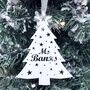 Personalised Teacher Christmas Tree Decoration With Stars, thumbnail 5 of 8