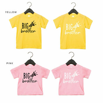 Personalised Big Brother Announcement T Shirt, 4 of 8