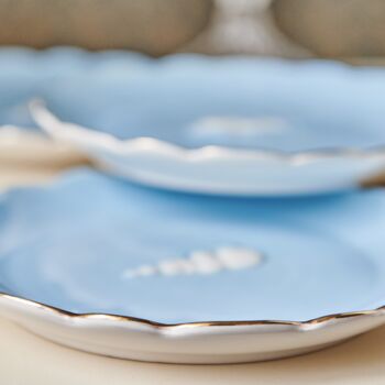 Cloud China Plate Set Of Four, 4 of 5