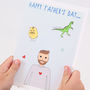 Father's Day Personalised Stickers Card, thumbnail 7 of 8