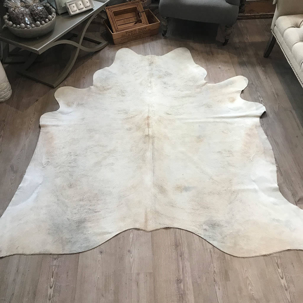 Cowhide Rug Pale Golden Brown By Cowshed Interiors