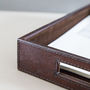 Personalised Suffolk Leather Desk Set Two Colours, thumbnail 11 of 12