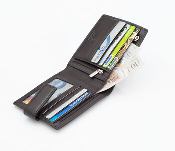 Personalised Card Holder Leather Wallet Rfid Gift, 11 of 12