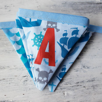 Pirate Personalised Bunting, 2 of 5