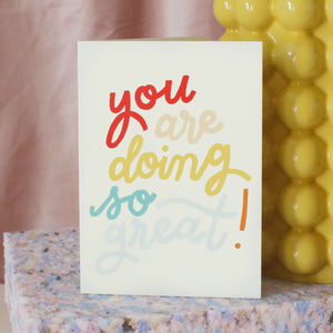 Doing So Great Congrats Card By Annie Dornan-Smith Design