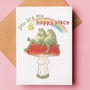 You Are My Hoppy Place Valentine Or Anniversary Card, thumbnail 1 of 2