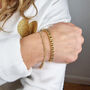 18k Gold Vermeil Plated Double Chain Bracelet, thumbnail 2 of 5