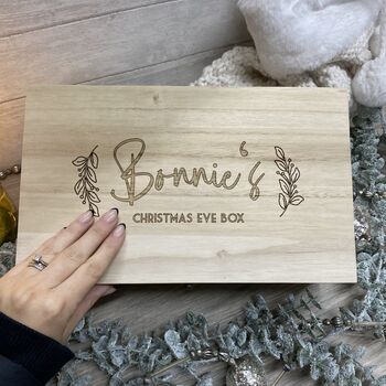 Personalised Engraved Christmas Eve Box Style Three, 3 of 10