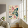 Set Of Two Japanese Meadow Butterfly Art Prints, thumbnail 3 of 4