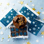 Christmas 'Snowflakes' Gluten Free Luxury Brownies, thumbnail 3 of 3