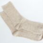 Natural Cashmere Socks, Wool Soft And Warm, thumbnail 5 of 12