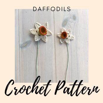 Daffodil Crocheted Flower Printable Guide, 4 of 4