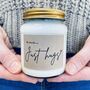 No Words, Just Hugs Candle And Dried Flower Bottle Set, thumbnail 3 of 6